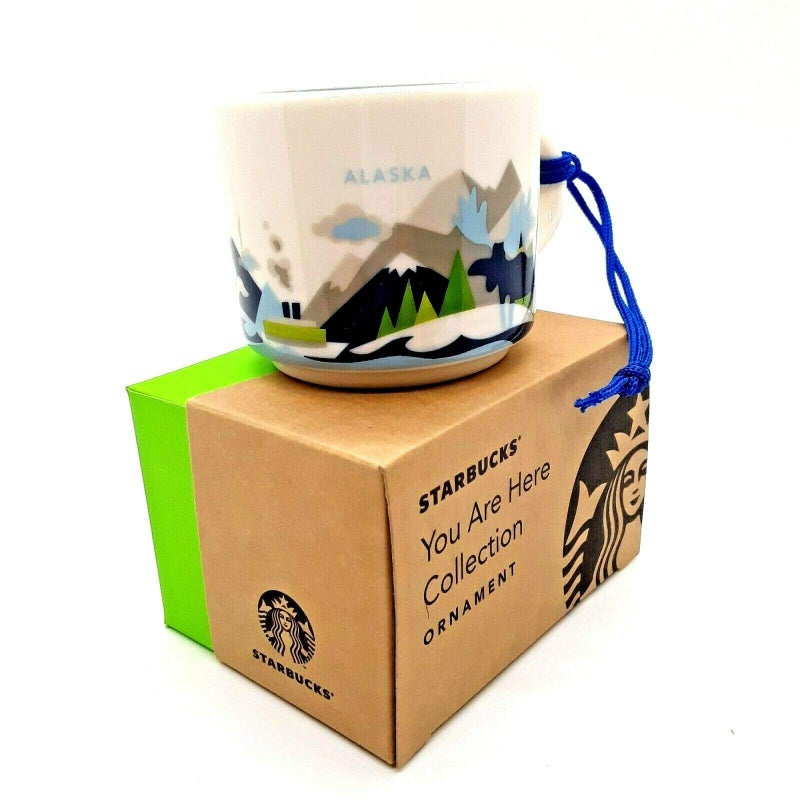 Starbucks Alaska You Are Here Ornament Rare 2oz Cup - Image 1